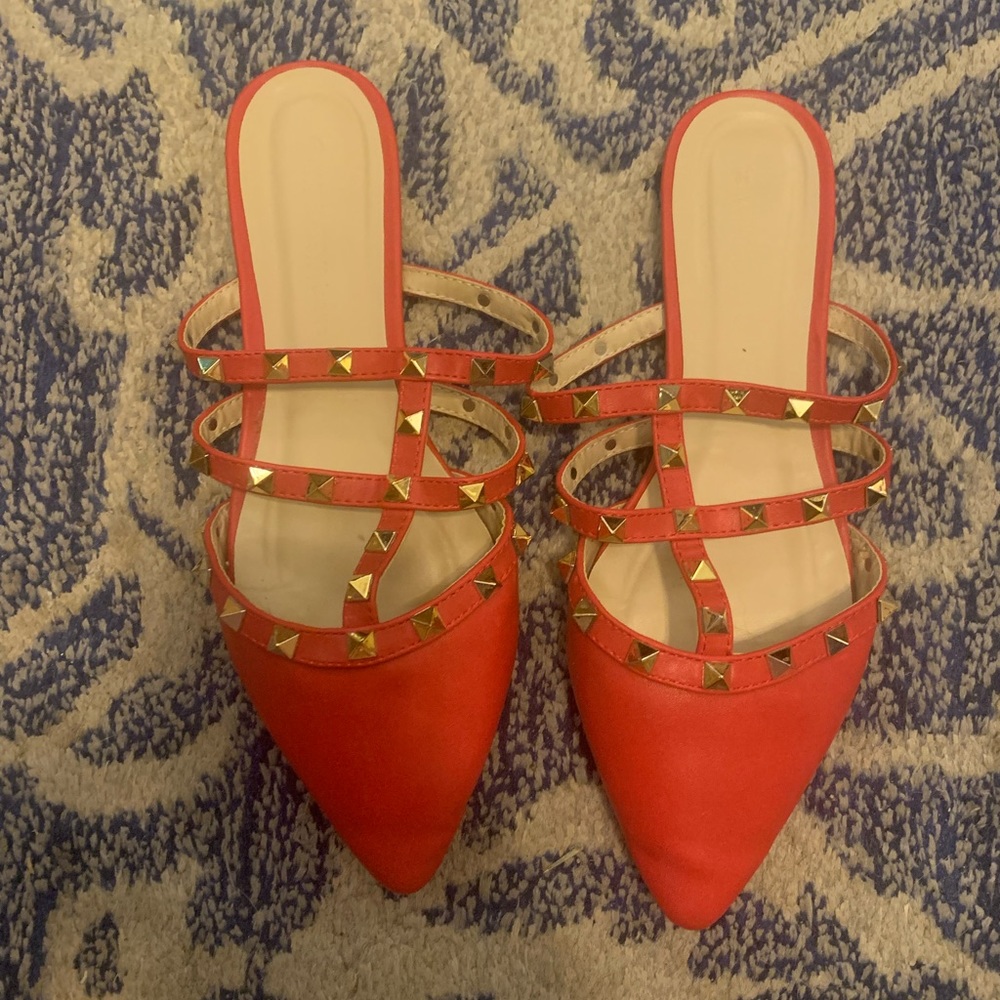 NWOT Studded Flats